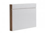White Primed Skirting - Shaker Profile 147mm (4 x 3.6m pack)